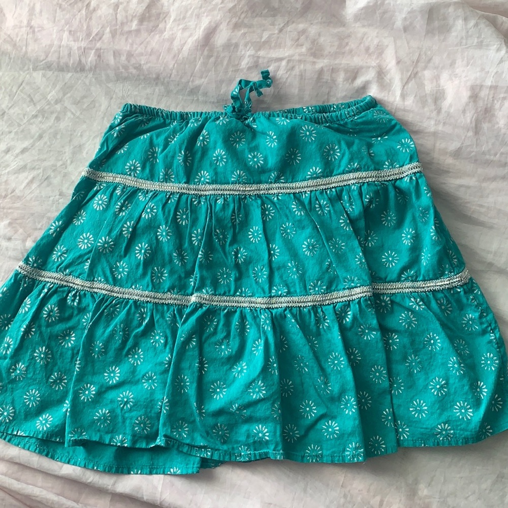 Girls teal skirt